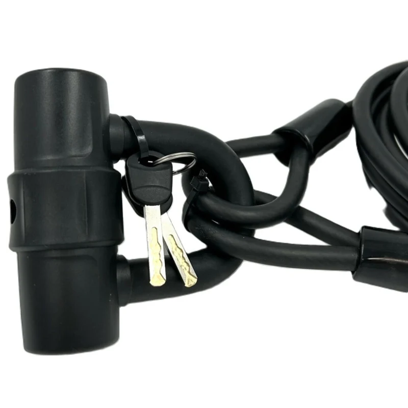 Jetblack Traveler Cable 10x3000mm with Key Lock