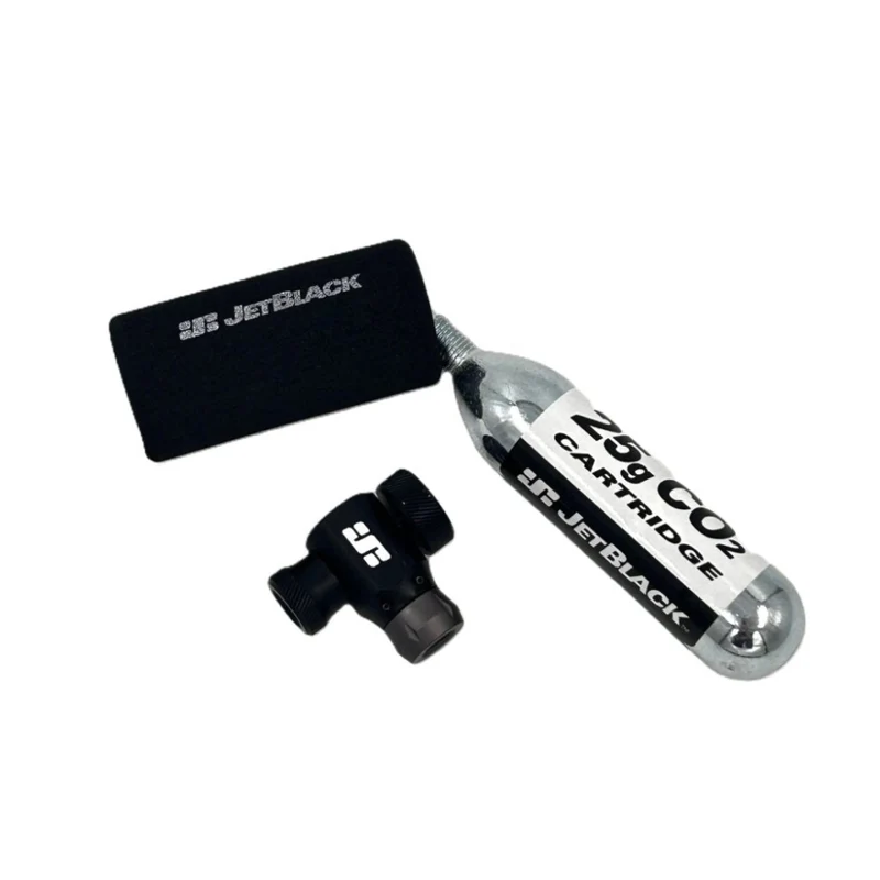 JetBlack Cyclone Controlled Release CO2 Inflator inc 25g Cartridge