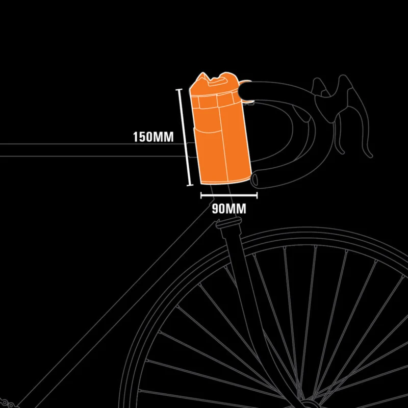 JB JetPack Stem Bag 0.8L Black
