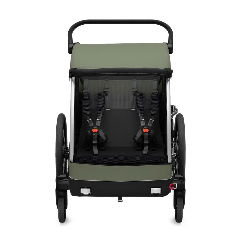 Remorque enfant Thule Courier 2 places, poussette et cargo FlipFlat
