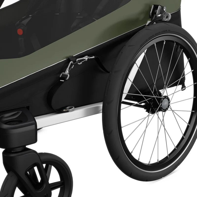 Remorque enfant Thule Courier 2 places, poussette et cargo FlipFlat