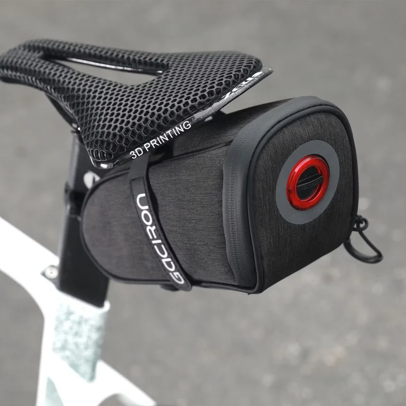 Sacoche de selle Gaciron BIRD NEST300 Aero avec feu arrière intelligent