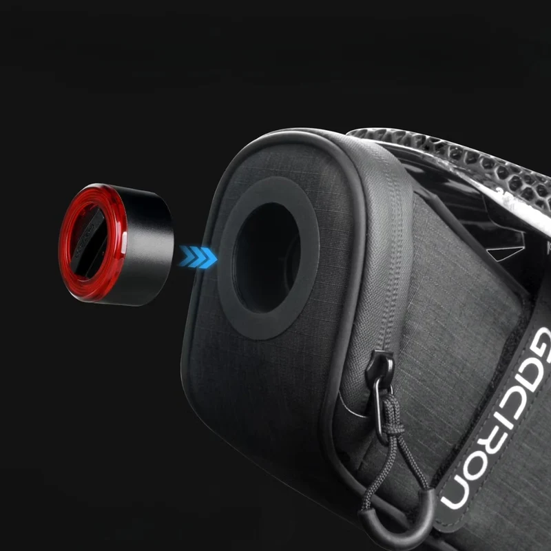 Sacoche de selle Gaciron BIRD NEST300 Aero avec feu arrière intelligent