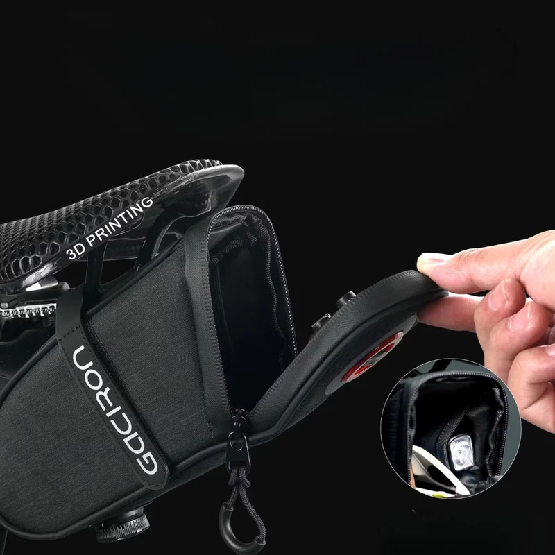 Sacoche de selle Gaciron BIRD NEST300 Aero avec feu arrière intelligent