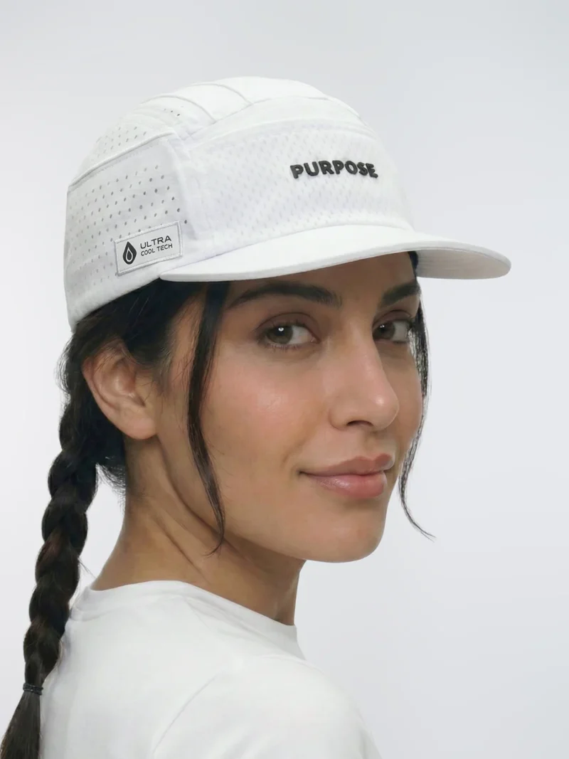 Casquette Purpose Glacier avec technologie Ultra Cool Tech (blanc arctique) - Disponible le 12 juillet