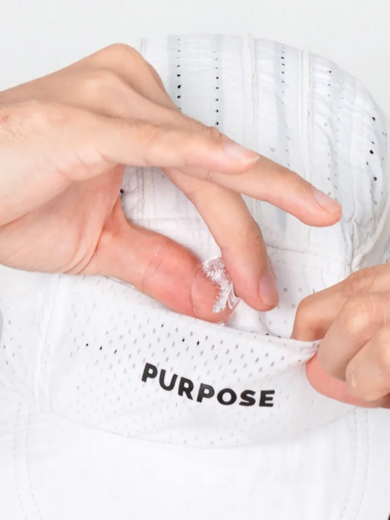 Casquette Purpose Glacier avec technologie Ultra Cool Tech (blanc arctique) - Disponible le 12 juillet
