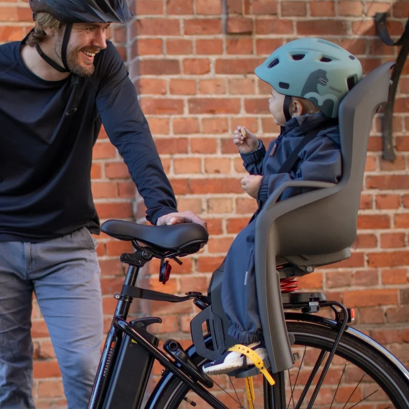 Siège vélo enfant évolutif à suspension Hamax Amiga pour porte-bagages