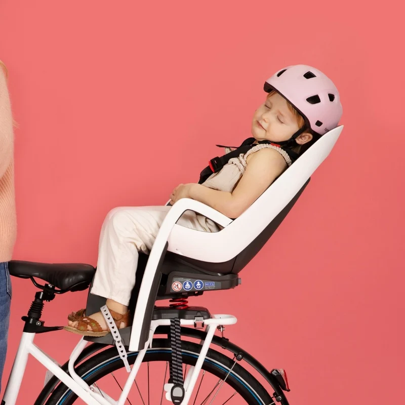 Siège vélo enfant inclinable à suspension évolutif Hamax Caress pour porte-bagages