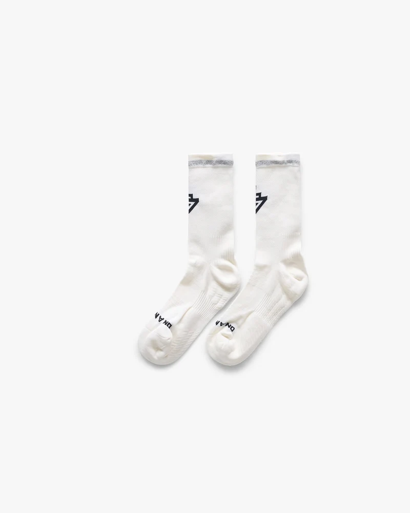 247 Reflex Run Socks - Flat White