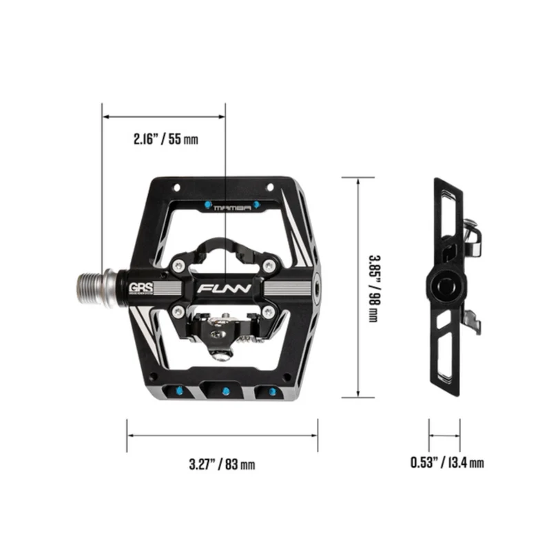 FUNN Pedal - Mamba S - One Side Clip MTB Pedals SPD