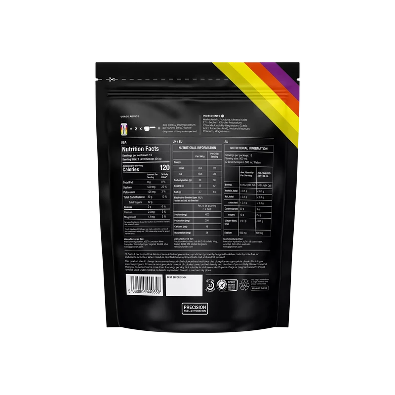 Mélange pour boisson glucidique et électrolyte PF