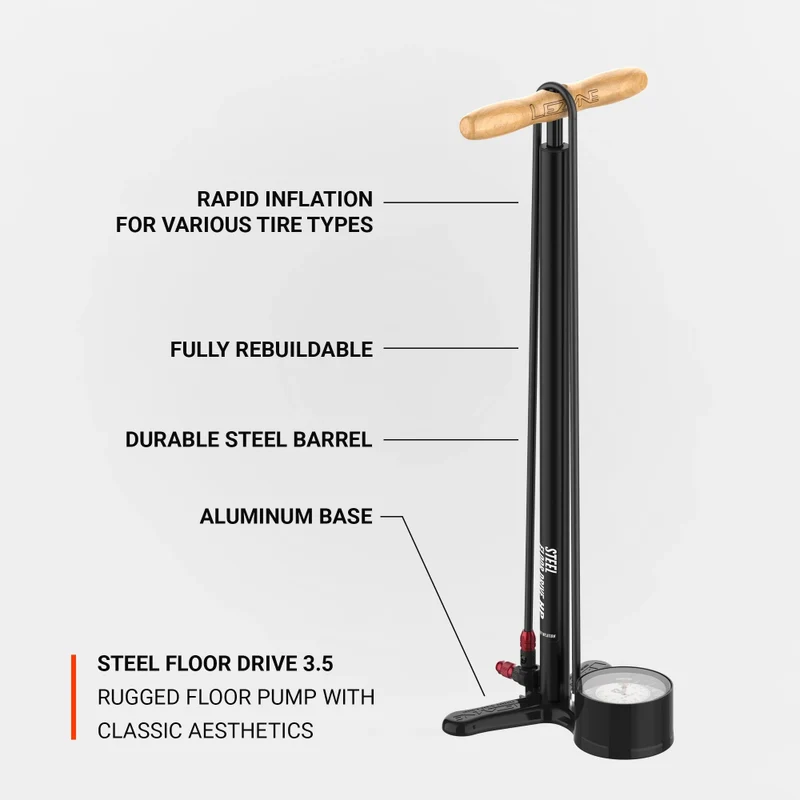 LEZYNE Steel Floor Drive - Floor Pump