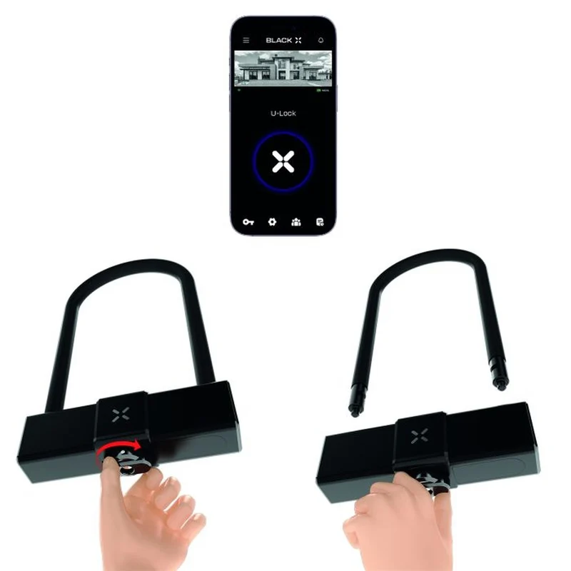 Antivol U vélo connecté Bluetooth Onguard BLACK X Titan STD