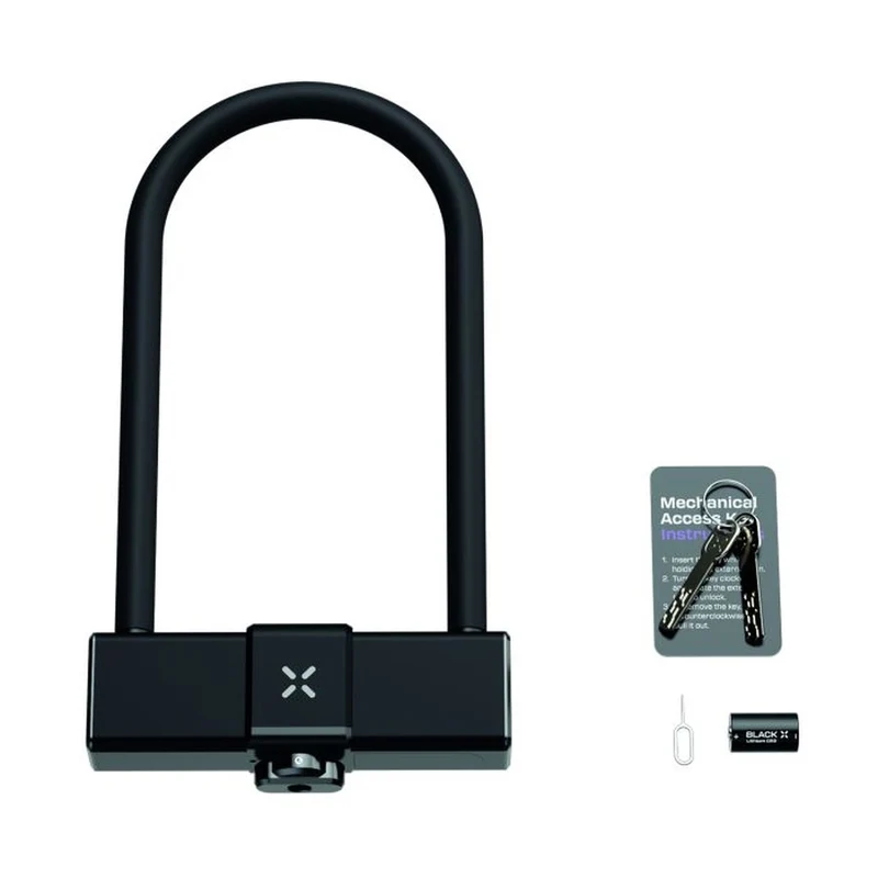 Antivol U vélo connecté Bluetooth Onguard BLACK X Titan STD