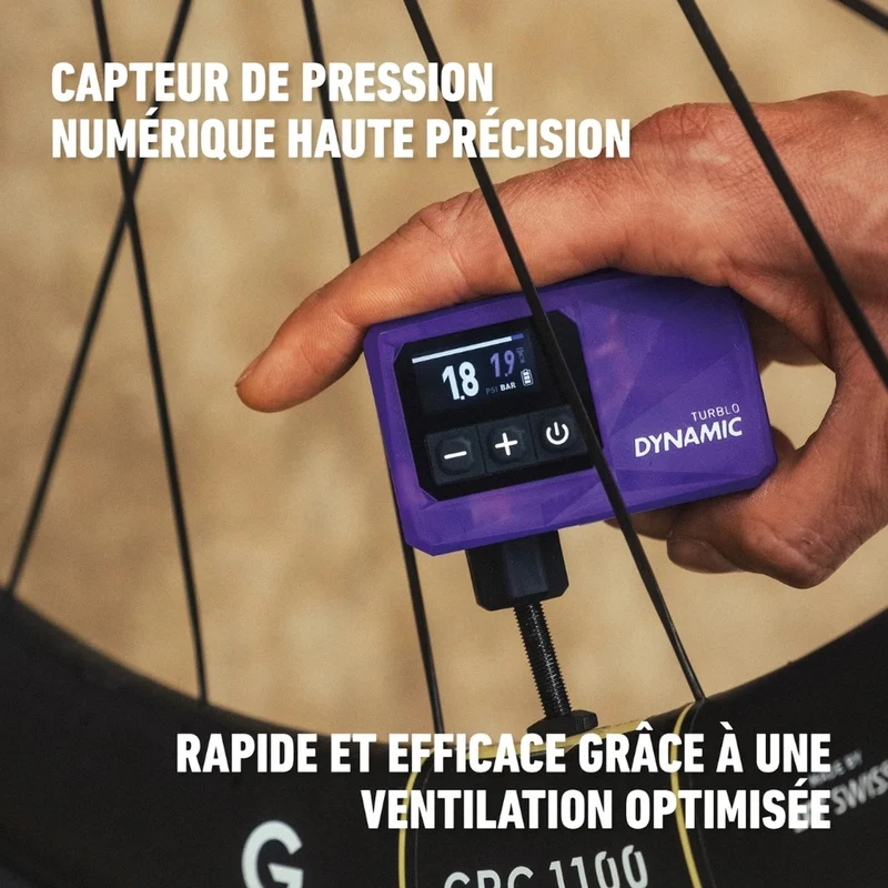 Mini pompe électrique vélo Dynamic Turblo 2