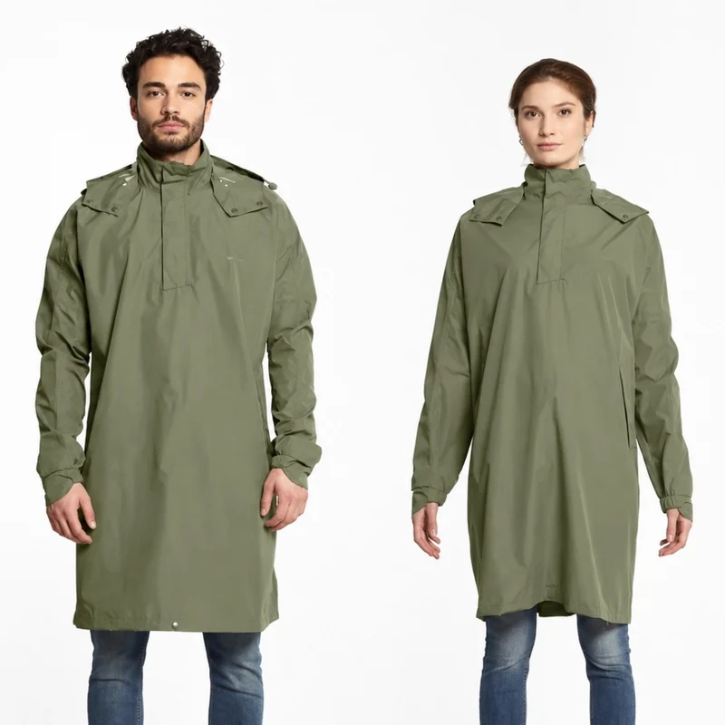 Poncho de pluie vélo Basil Mosse unisexe