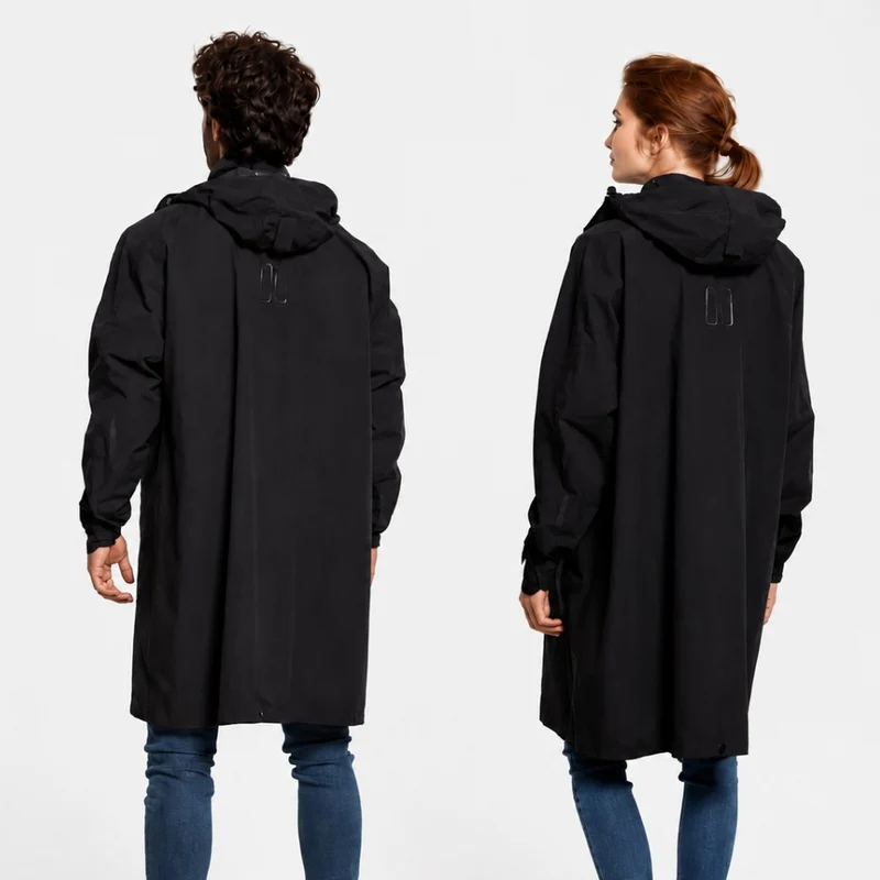 Poncho de pluie vélo Basil Mosse unisexe