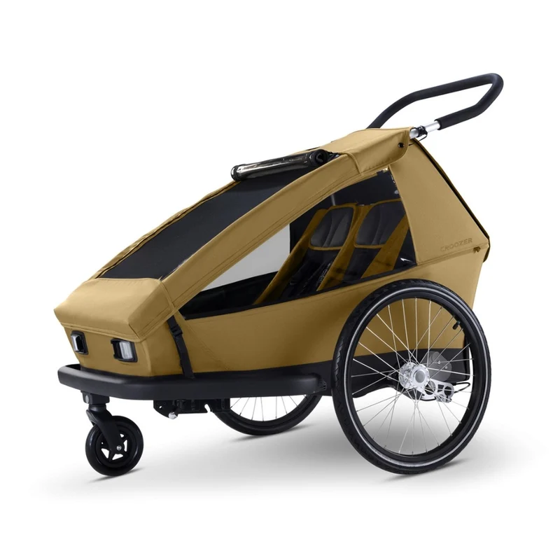 Remorque vélo 3-en-1 Croozer Kid Ellma 2 places avec kit jogging