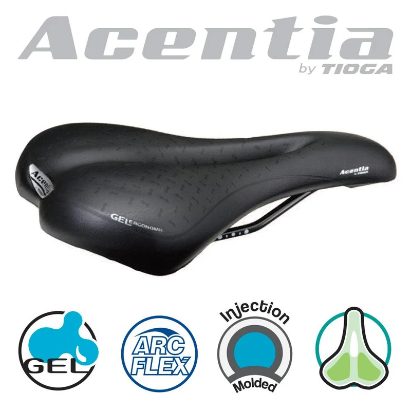 Acentia Fortis Aura Gel Saddle w Cutout