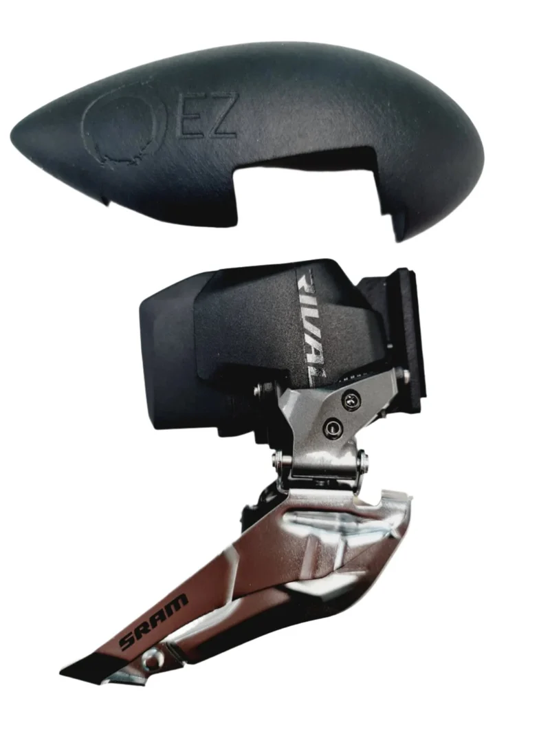 Le protège-dérailleur avant EZ Gains® Aero permet d'économiser 5.8 watts