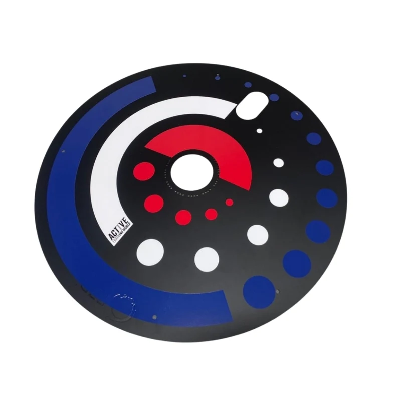 EZ Disc®Cover (700c) aux couleurs d'Active Training World - s'adapte aux roues de taille standard