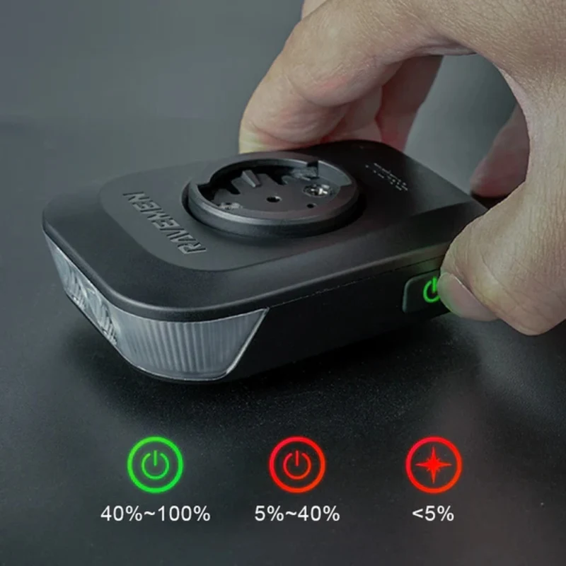 Lampe avant vélo Ravemen FR 500 pour support Garmin / Wahoo