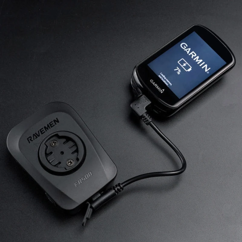 Lampe avant vélo Ravemen FR 500 pour support Garmin / Wahoo