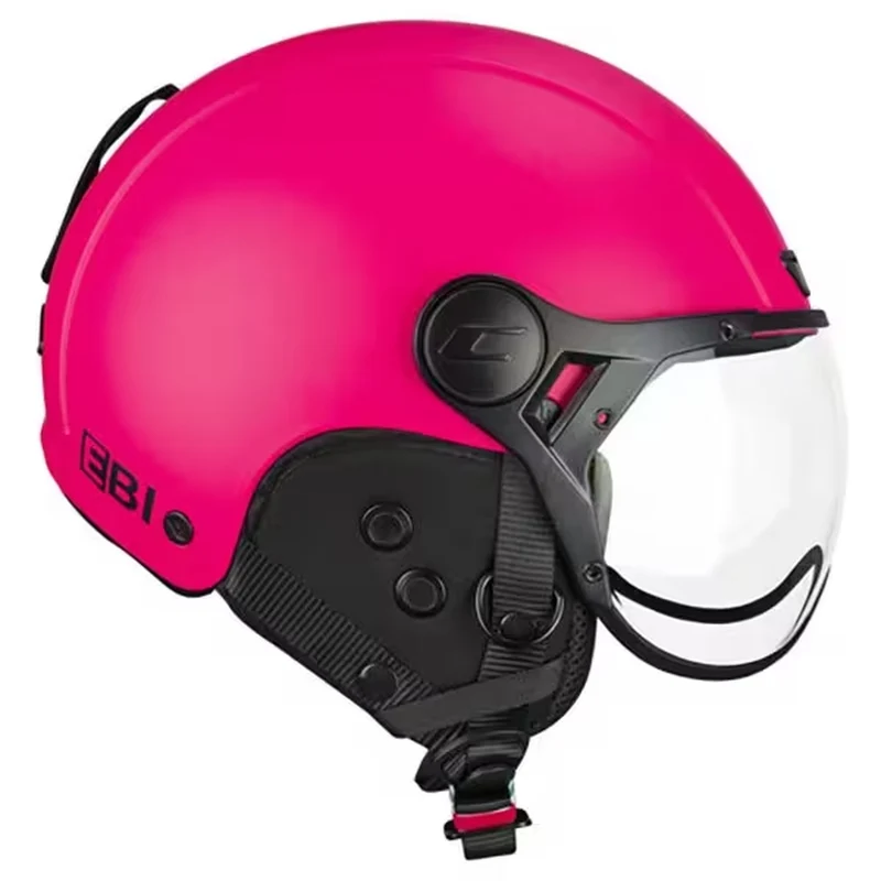 Casque vélo électrique à visière type Jet CGM Ebi Mono