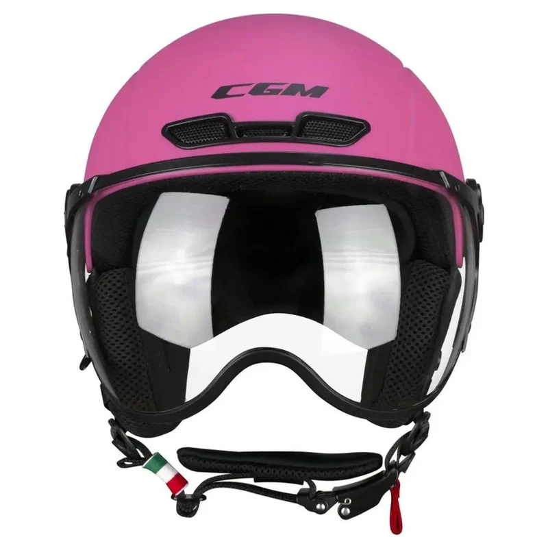 Casque vélo électrique à visière type Jet CGM Ebi Mono