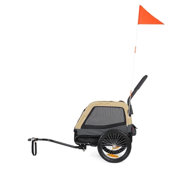 Remorque vélo pour chien 2-en-1 Polisport jusqu’à 23 kg