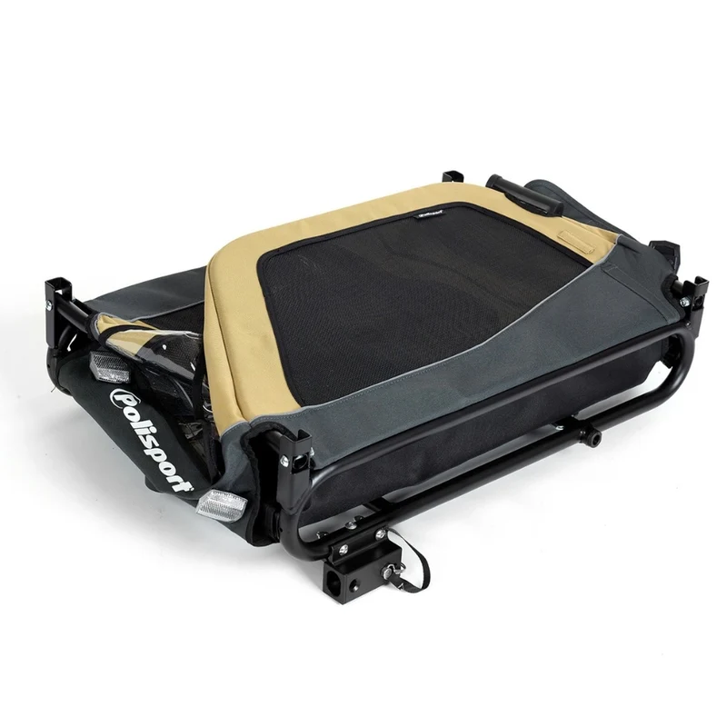Remorque vélo pour chien 2-en-1 Polisport jusqu’à 23 kg