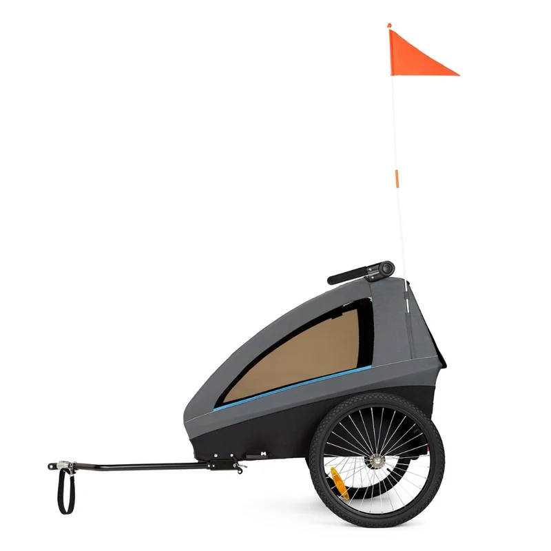 Remorque vélo pour enfant et poussette 2-en-1 Polisport dès 7 mois