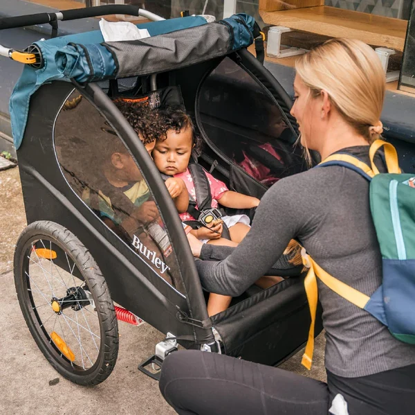 BURLEY ENCORE X BLUE - 2 CHILD TRAILER