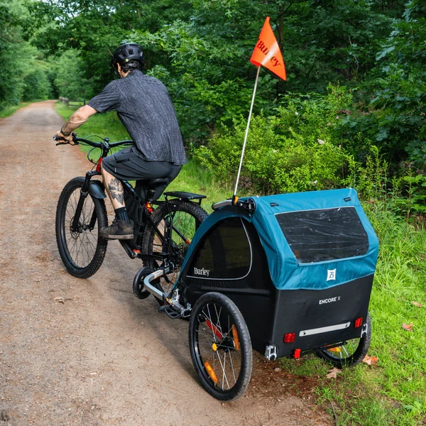 BURLEY ENCORE X BLUE - 2 CHILD TRAILER