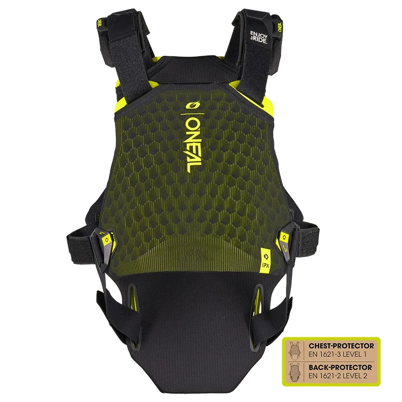 Plastron O'NEAL DIRT FLX Noir/Jaune