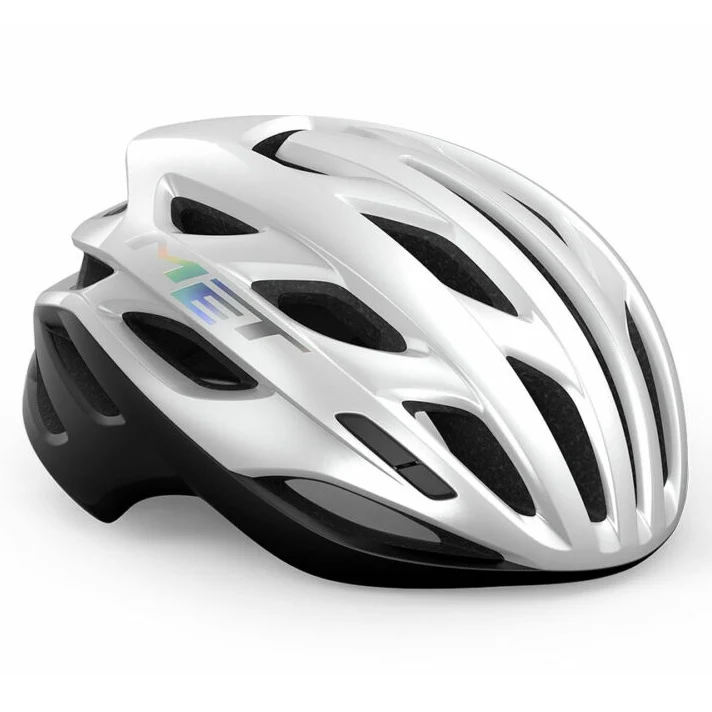Casque Route MET ESTRO MIPS Blanc Holographique Mat/Brillant