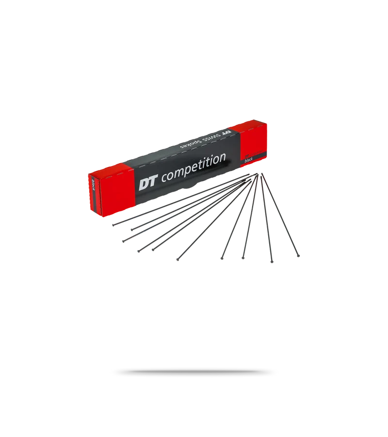 Competition Double Butted Straight Pull Spoke - Black