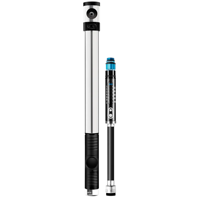 Pompe à Main CRANKBROTHERS KLIC HP Manomètre Argent