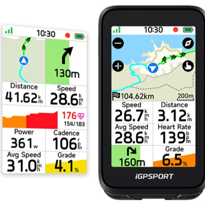 Navigateur vélo GPS ultraléger IGPSPORT BiNavi Air