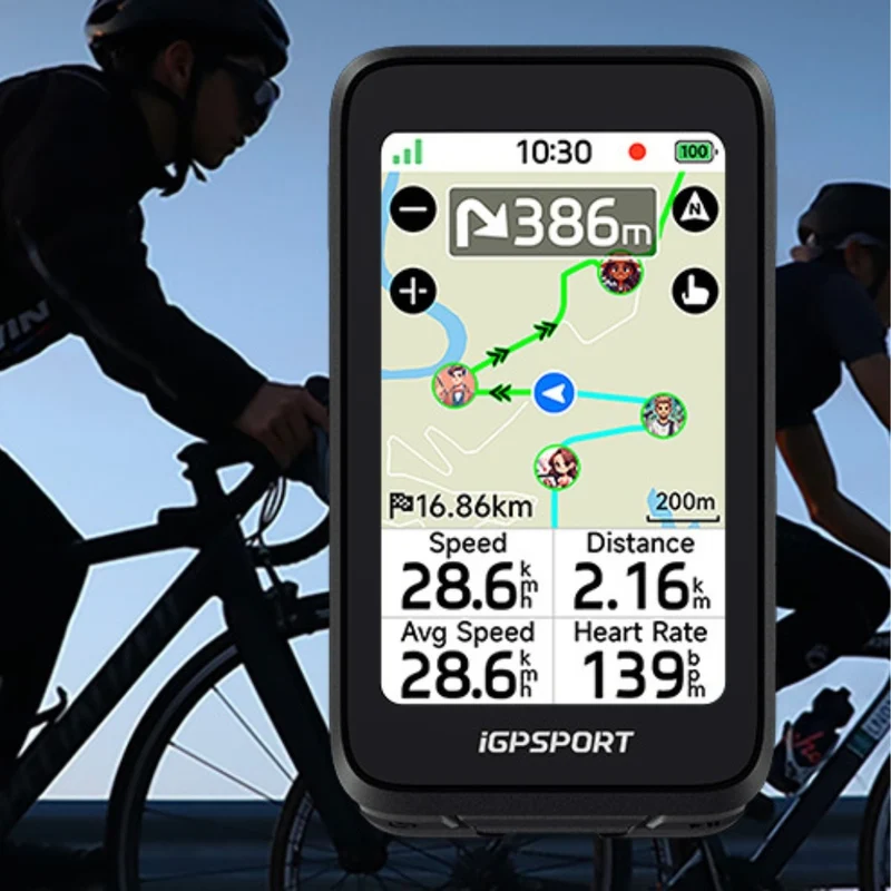 Navigateur vélo GPS ultraléger IGPSPORT BiNavi Air