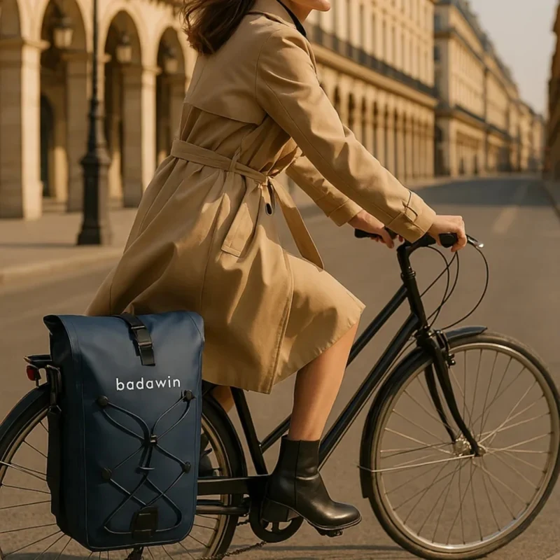 Sacoche porte-bagages vélo Badawin Hind 25L convertible en bandoulière