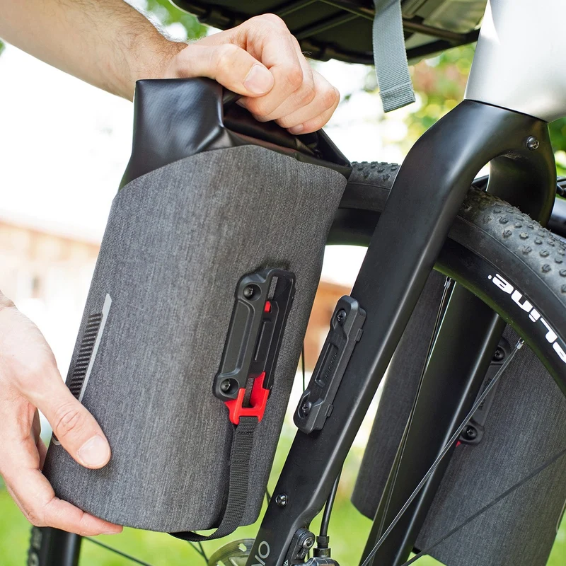 Fixation sacoche vélo KLICKfix Duo Adapter pour cadre et fourche