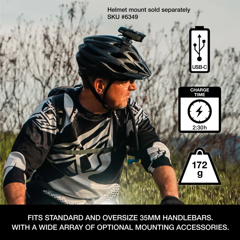 NiteRider Lumina Boost 1250 / Vmax+ 180 USB-C Combo Light Set