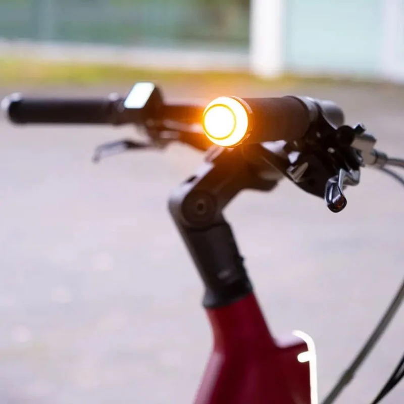 Vélo électrique avec clignotants intégrés Ellipse E2ST Courroie Fourche Rigide