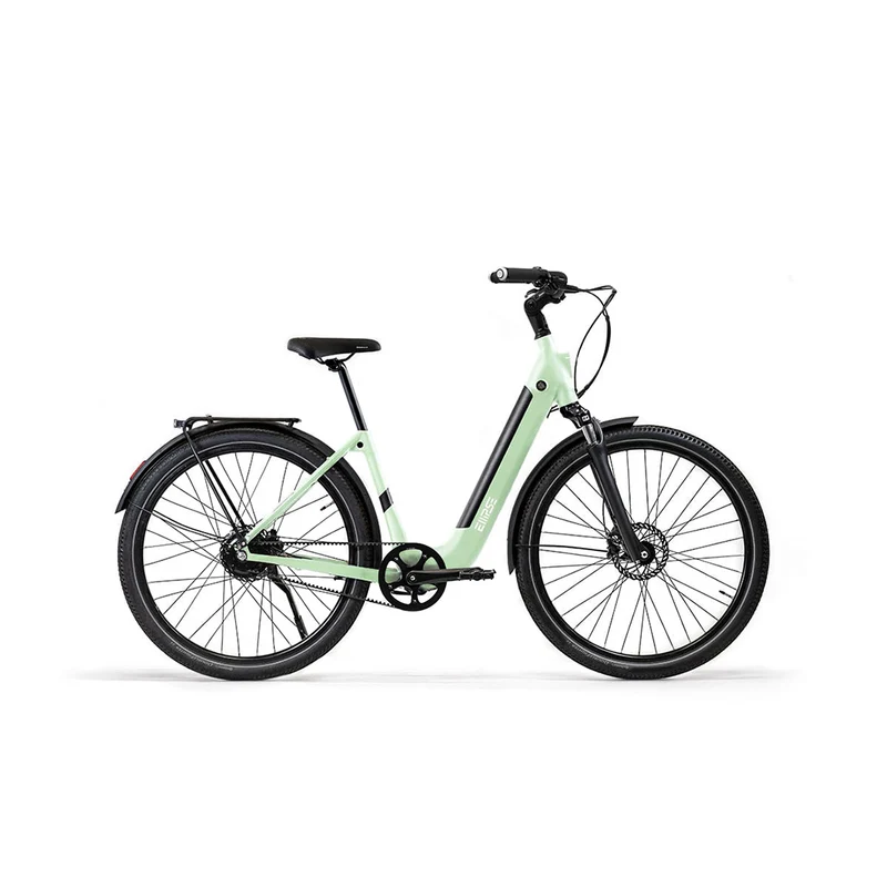 Vélo électrique avec clignotants intégrés Ellipse E2ST Courroie Fourche Suspendue