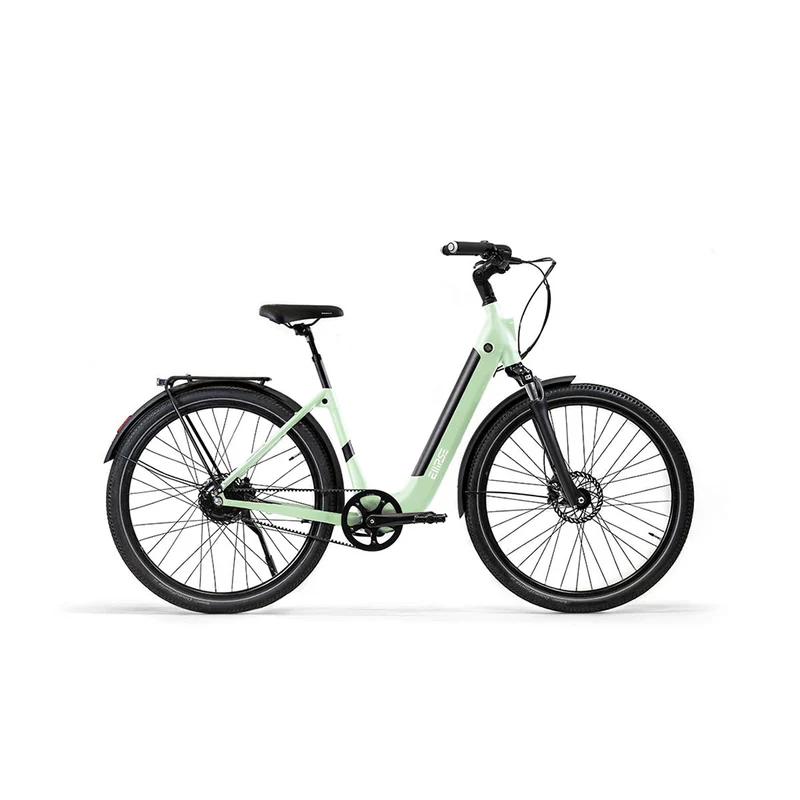 Vélo électrique avec clignotants intégrés Ellipse E2ST Courroie Fourche Suspendue