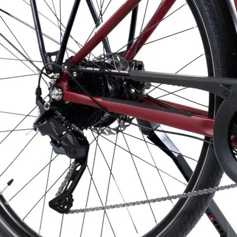 Vélo électrique avec clignotants intégrés Ellipse E2ST Chaîne Fourche Rigide