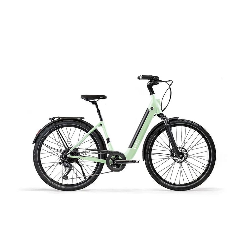 Vélo électrique avec clignotants intégrés Ellipse E2ST Chaîne Fourche Suspendue