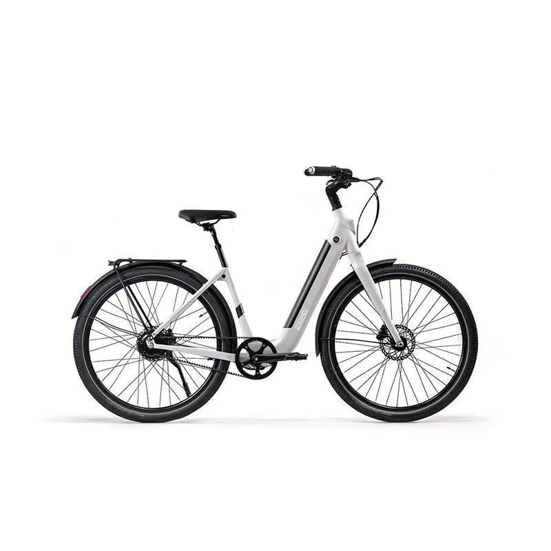 Vélo électrique avec clignotants intégrés Ellipse E2ST Courroie Fourche Rigide