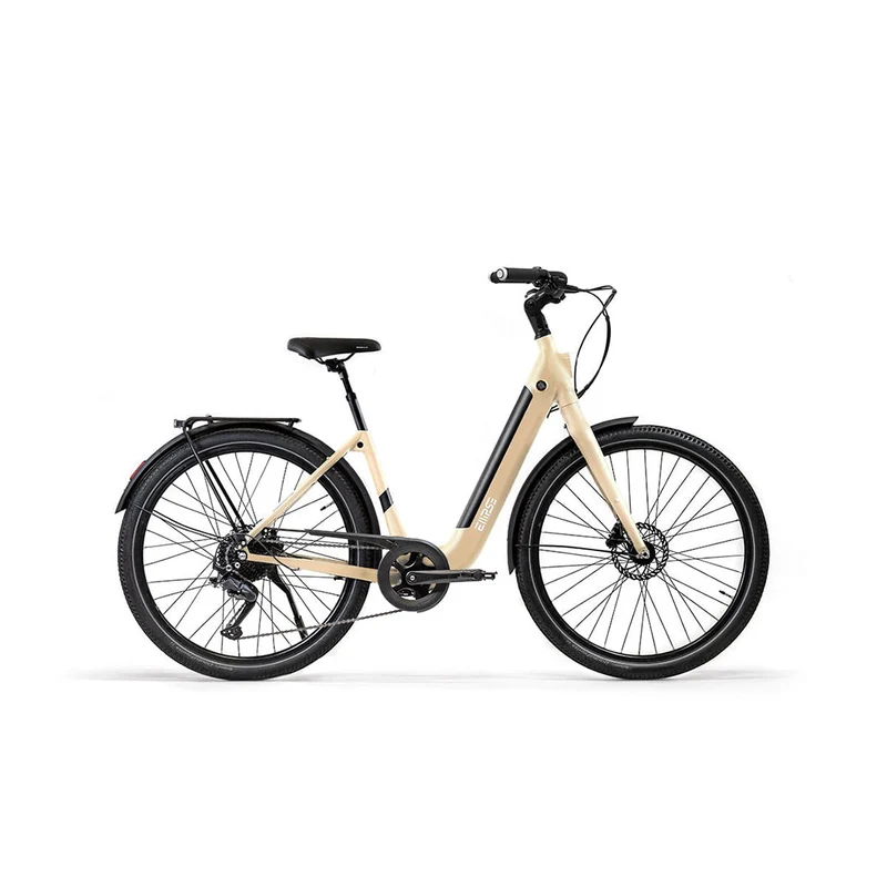 Vélo électrique avec clignotants intégrés Ellipse E2ST Chaîne Fourche Rigide